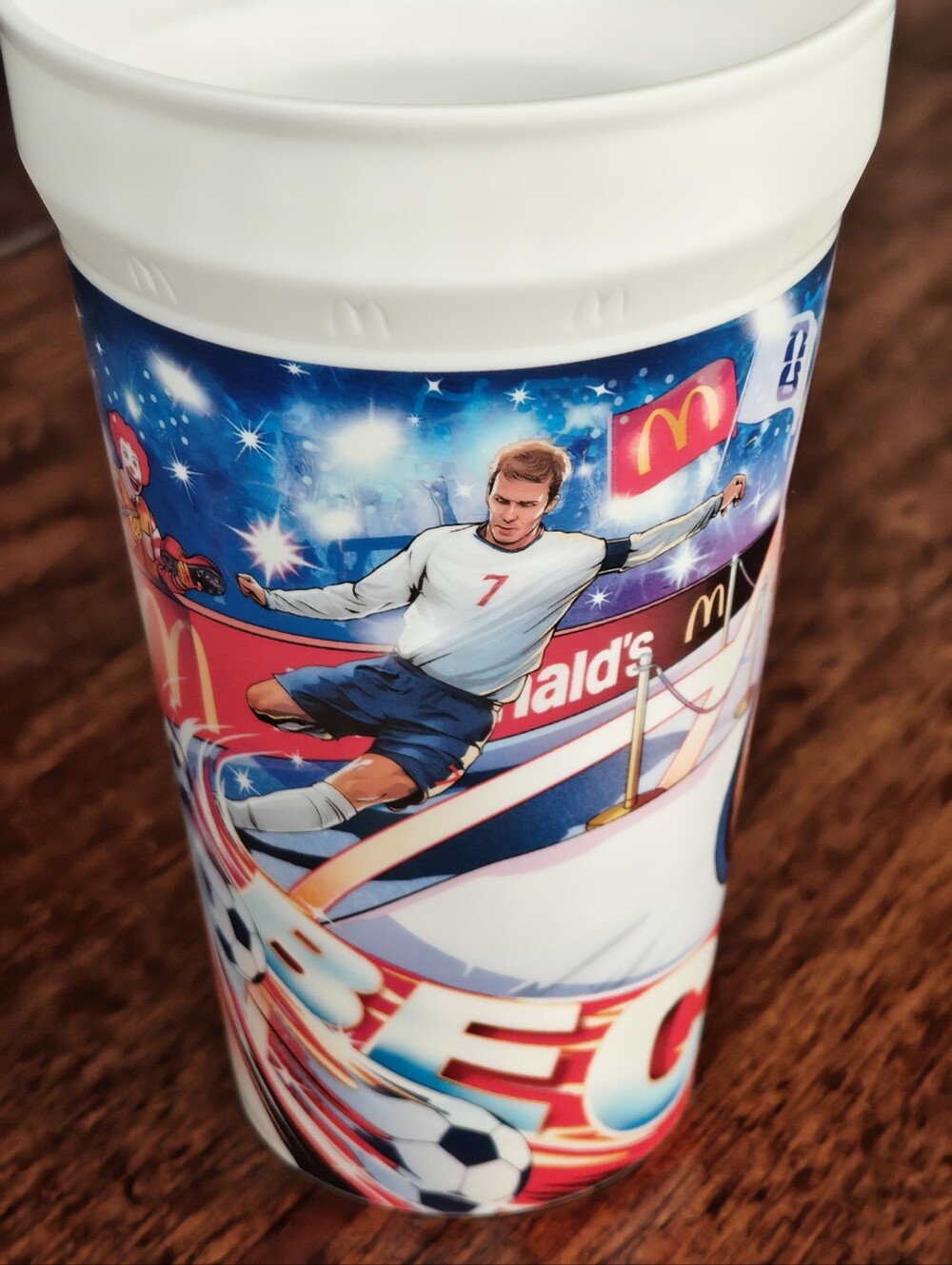 McDonald's FIFA David Beckham 20oz Collectable Cup NWOT